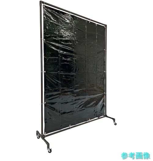 《人間宅送りとどける不可》 TRUSCO YF2015-DG 溶接遮光駒寄せ 2015型単体 キャスター 深緑