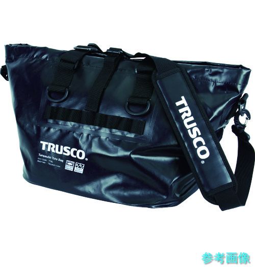 TRUSCO TTBL-BK 雨合羽ターポリントートバッグ L大きさ 黒いこと