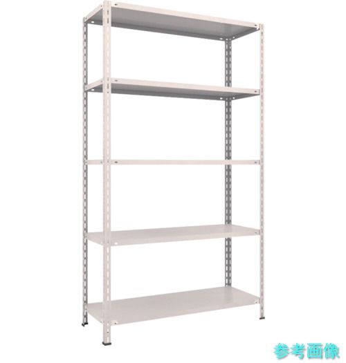 TRUSCO L74X-15 スチールラック 軽量棚 中棚ボルトレス型1200X450X2100 5段 ネオグレー｜イーキカイ　店