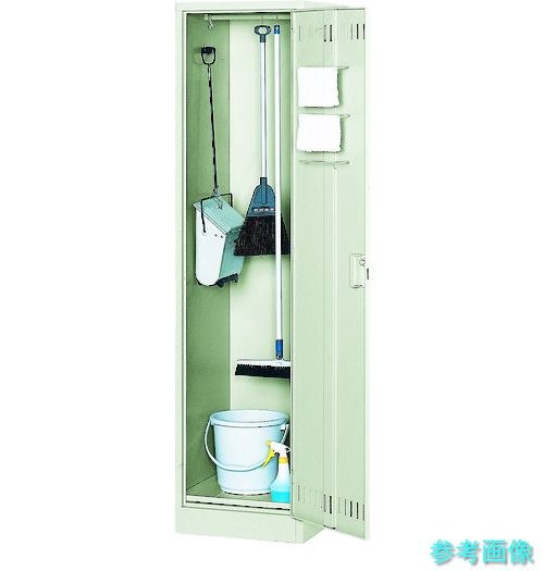 メーカー直送(北海道・沖縄・離島は除く) (TRUSCO) NSP 掃除用具ケース 片開型 W455XD515XH1790 ネオグレー