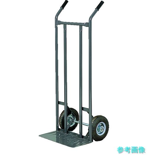 (TRUSCO) 3011 スチールパイプ製二輪車 均等荷重150kg H1210 すくい板205×470