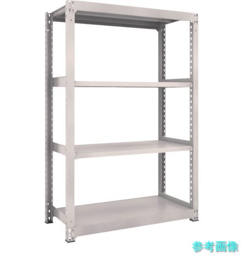 TRUSCO M3-6464 スチールラック M3型中量棚 1200×571×H1800 4段 単体 ネオグレー|イーキカイ 店