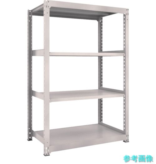 TRUSCO M3-6474 スチールラック M3型中量棚 1200×721×H1800 4段 単体 ネオグレー|イーキカイ 店