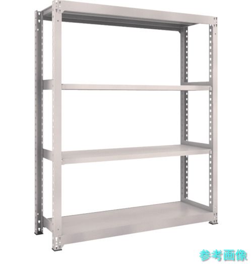 TRUSCO M3-6554 スチールラック M3型中量棚 1500×471×H1800 4段 単体 ネオグレー|イーキカイ 店