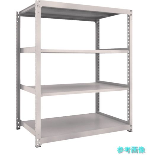 TRUSCO M3-6594 スチールラック M3型中量棚 1500&times;921&times;H1800 4段 単体 ネオグレー｜イーキカイ　店 33,247円