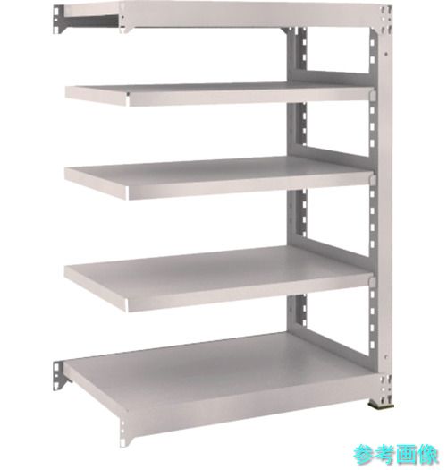 TRUSCO M3-4365B スチールラック M3型中量棚 900&times;571&times;H1200 5段 連結 ネオグレー｜イーキカイ　店