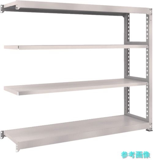 TRUSCO M3-5654B スチールラック M3型中量棚 1800&times;471&times;H1500 4段 連結 ネオグレー｜イーキカイ　店