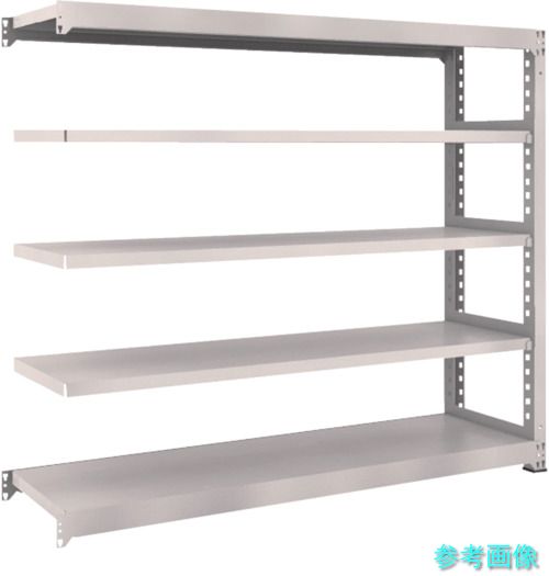 TRUSCO M3-5655B スチールラック M3型中量棚 1800×471×H1500 5段 連結 ネオグレー|イーキカイ 店