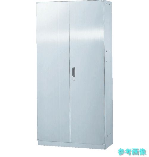製造会社直送(北海道・沖縄・離島は除く) (TRUSCO) STH5-18 ステンレス鋼庫入れ庫(D500)両開 900XH1830 アジャスター