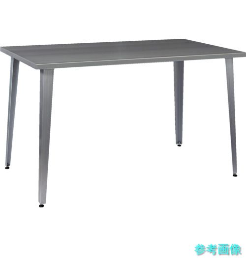 《人間宅送りとどける不可》 TRUSCO ULAD1270SV 超軽さ軽銀事務机 しろがね色 1200×700×720