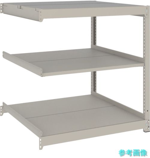 TRUSCO UL3363B スチール写真仕合わせ 薄板仕合わせ(棚板取りわける印字機、耐荷重100Kg)900×595×H900 3段継ぎ合わせる ネオ薄墨色