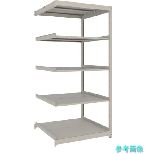 TRUSCO UL6395B スチール写真仕合わせ 薄板仕合わせ(棚板分け隔てる手あい、耐荷重100Kg)900×875×H1800 5段継ぎ合わせる ネオ薄墨色