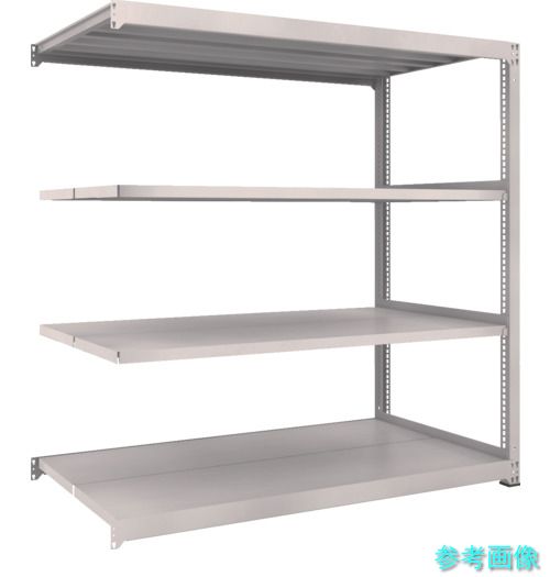 TRUSCO M3-74124B スチールラック M3型中量棚 1200×1121×H2100 4段 連結 ネオグレー 33,354円