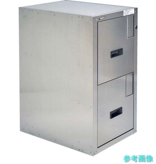 《個人宅配送不可》 TRUSCO SY-2N 耐震薬品庫 455X600XH800 2段引出型