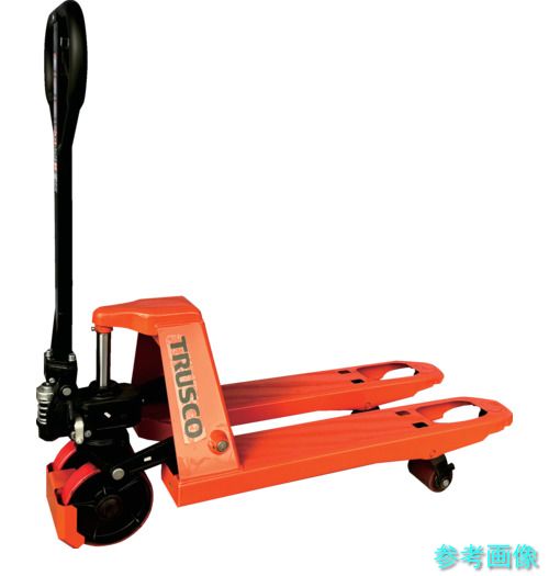 製造会社直送(北海道・沖縄・離島は除く) (TRUSCO) THP-20-48-CV ハンドパレットトラック 2t用 L850XW450 ステアリングホイールカバー付き添い人