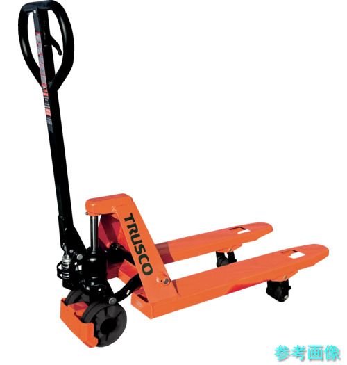 製造会社直送(北海道・沖縄・離島は除く) (TRUSCO) THP-10-48N-CV ハンドパレットトラック 1t用 L850XW460 ステアリングホイールカバー付き添い人
