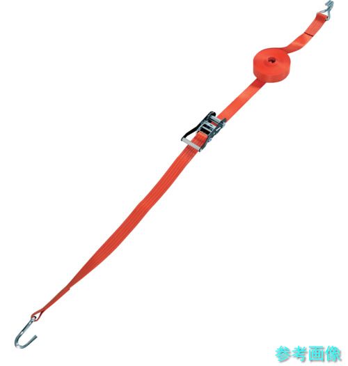 TRUSCO GV50A-750J95 ベルト荷締機ワイドハンドル 50mm幅 巻取側9.5M 764kg Jフックタイプ JIS規格品