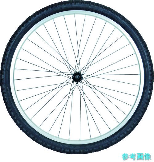 《人間宅送りとどける不可》 TRUSCO THR-26TIRE-F THR5526用 ノーパンクタイヤ 前輪