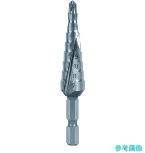 TRUSCO TSDS12 六角軸足つきせん孔機 2枚刃 4~12粍