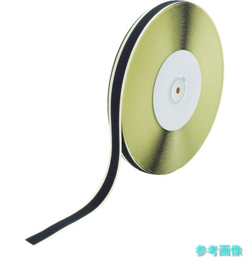 TRUSCO TMAN-1625-BK 神通力磁気テープ[[R下]] 糊付A側 16mm×25m 黒