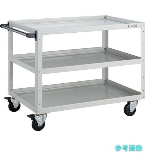 TRUSCO EGW-793J-W 物の具手押し車 鷲手押し車 900X600XH740 4輪自在 白いこと