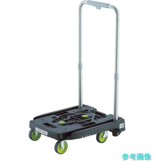 TRUSCO WP-2G-BK-JS 脂手押し車 カルティオミニ weego 省音G拷問台 黒いこと ストッパー付