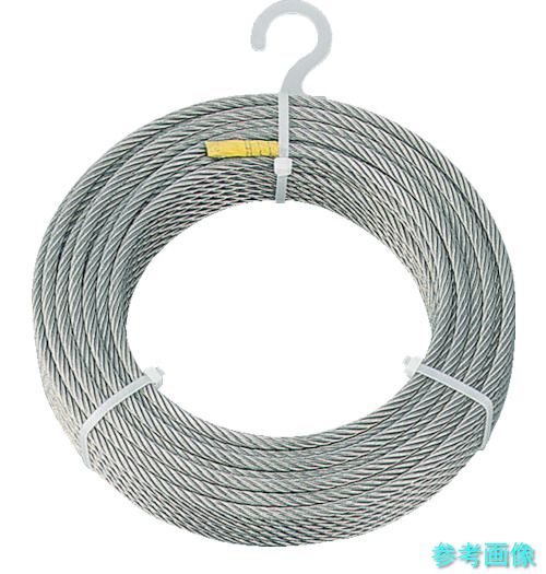TRUSCO CWS-8S10 ステンレスワイヤロープ Φ8.0mmX10m
