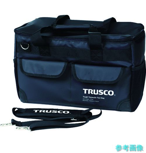 TRUSCO TTBA-BK TOUGH ターポリンツールバッグ 黒いこと