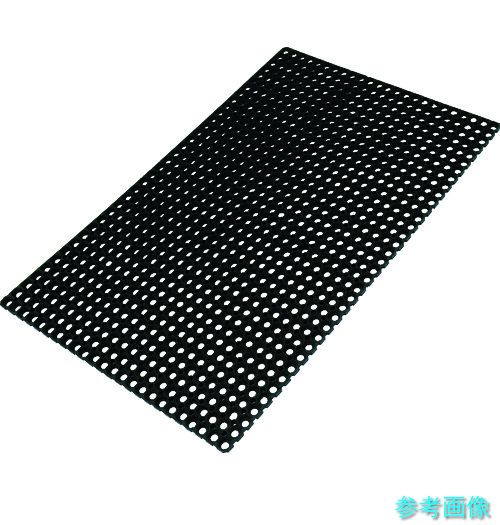 《人間宅送りとどける不可》 TRUSCO TTRM-1015 有孔天然ゴムつや消し 1000X1500粍