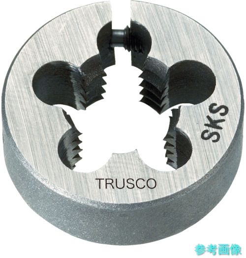 TRUSCO T50D-3/4UNC10 丸ダイス型 SKS ユニファイ並目 50径 3/4UNC10