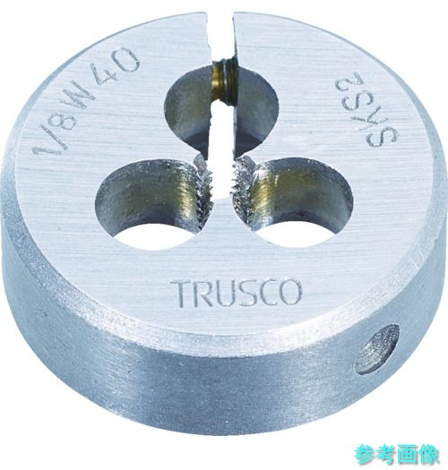 TRUSCO T50D-3/4W10 丸ダイス型 SKS 知的能力 50径 3/4W10