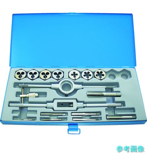 TRUSCO T-HT38D-NCS タップダイスセット SKS ユニファイねじ用並目 【1Ｓ(17個)】