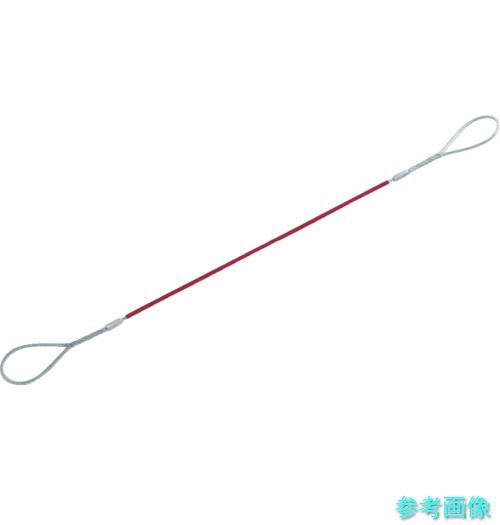 TRUSCO GRC-6S3 Wスリング Aタイプ カラー被覆付 6mmX3.0m