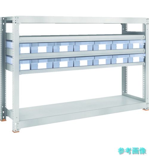 TRUSCO M3-4655-C2D12 スチール写真製中量雄捻子受け答え棚 M3型 脂澄み切った引出付 W1800×D471×H1200 小×2・大×12