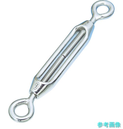 TRUSCO TTB-16E ステンレス鋼製 枠式折りかえしバックル 目玉\u0026アイタイプ ねじ径W5/8 (1個入)