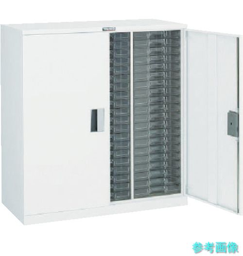 製造業者直送(北海道・沖縄・離島は除く) (TRUSCO) A3C10D-W 商品目録入れもの 両開 深型3列10段 W 825X395XH880