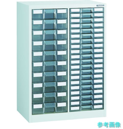 製造会社直送(北海道・沖縄・離島は除く) (TRUSCO) B2C1020-W 商品目録容れもの 二人組浅X20深X10 W
