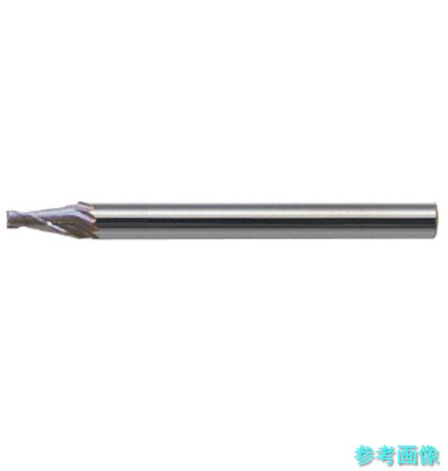 ユニオンツール CCTE202524 超硬エンドミル テーパ φ2.5×片角 12°