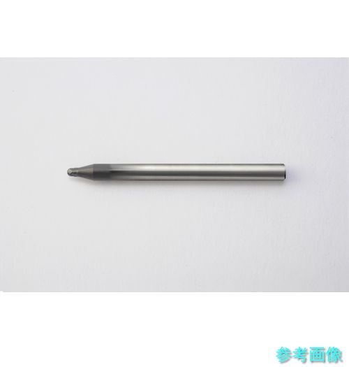 ユニオンツール UDCBF2025-0175 超硬合金・硬脆材加工用2枚刃ハイグレードボールエンドミル ボール半径R1.25×刃長1.75×シャンク径4×全長50 【1本】