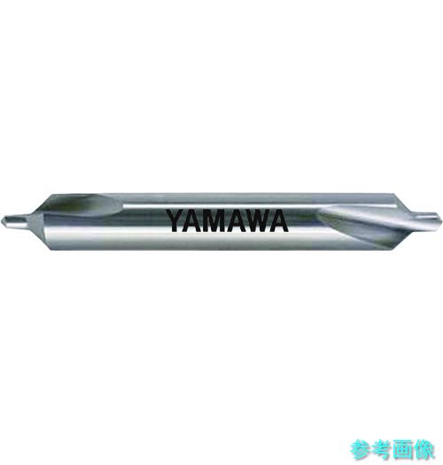 ヤマワ C-CD-Q-2X90X6 弱ねじれ溝A形90° 超硬センタ穴ドリル C-CD-Q 2X90°X6|イーキカイ 店