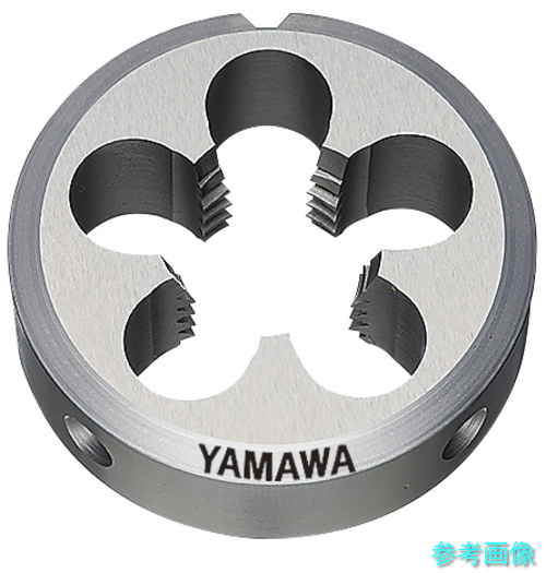 ヤマワ D-PT-1/16-28-38 管用テーパねじ用ソリッドダイス D PT 1/16-28 38径 【1個】