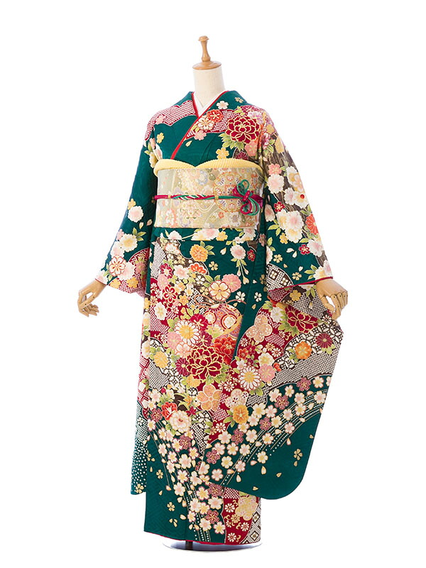 【レンタル】振袖　レンタル【2月～12月】結婚式 成人式 結納 卒業式 レンタル着物 振袖 貸衣装 フルセット 小物一式つき 振り袖 送料無料 1S1281
