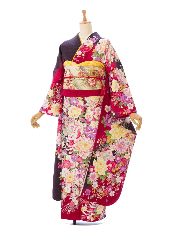 【レンタル】振袖　レンタル【2月～12月】結婚式 成人式 結納 卒業式 レンタル着物 振袖 貸衣装 フルセット 小物一式つき 振り袖 送料無料 1S1610