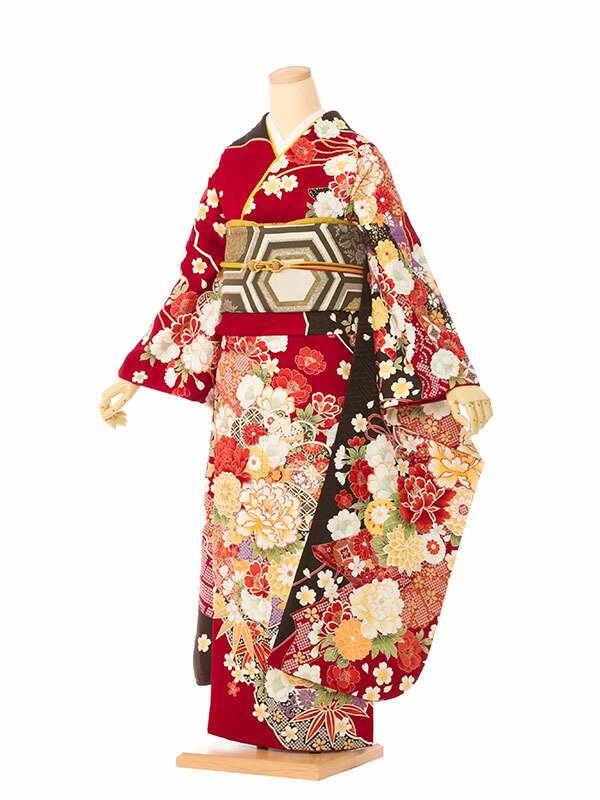 【レンタル】振袖　レンタル【2月～12月】結婚式 成人式 結納 卒業式 レンタル着物 振袖 貸衣装 フルセット 小物一式つき 振り袖 送料無料 1S2548