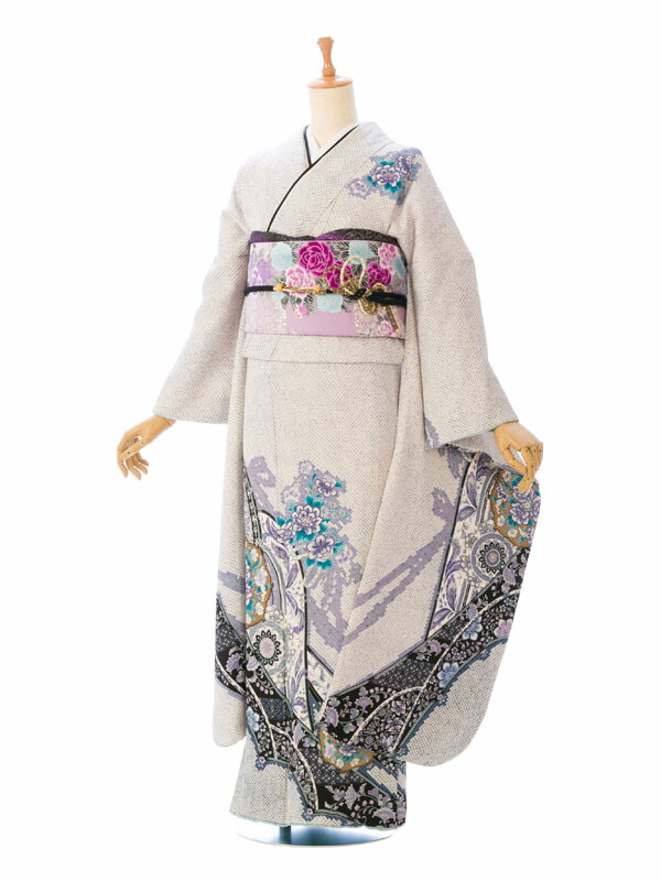 【レンタル】振袖　レンタル【2月～12月】結婚式 成人式 結納 卒業式 レンタル着物 振袖 貸衣装 フルセット 小物一式つき 振り袖 送料無料 4S309