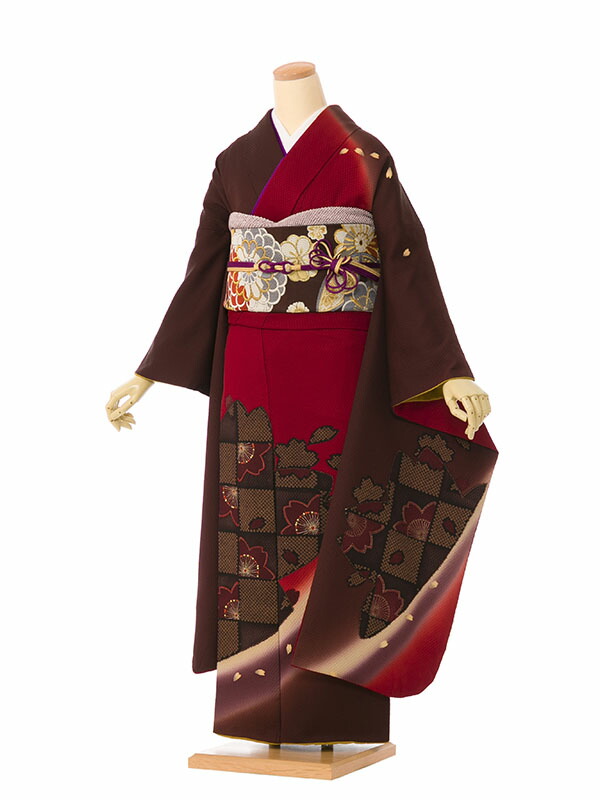 【レンタル】振袖　レンタル【2月～12月】結婚式 成人式 結納 卒業式 レンタル着物 振袖 貸衣装 フルセット 小物一式つき 振り袖 送料無料 4S498｜e-きものレンタル　店