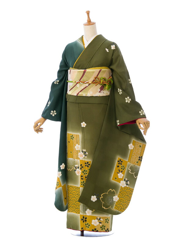 【レンタル】振袖　レンタル【2月～12月】結婚式 成人式 結納 卒業式 レンタル着物 振袖 貸衣装 フルセット 小物一式つき 振り袖 送料無料 4S555