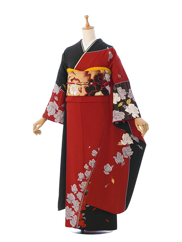 【レンタル】振袖　レンタル【2月～12月】結婚式 成人式 結納 卒業式 レンタル着物 振袖 貸衣装 フルセット 小物一式つき 振り袖 送料無料 4S733｜e-きものレンタル　店