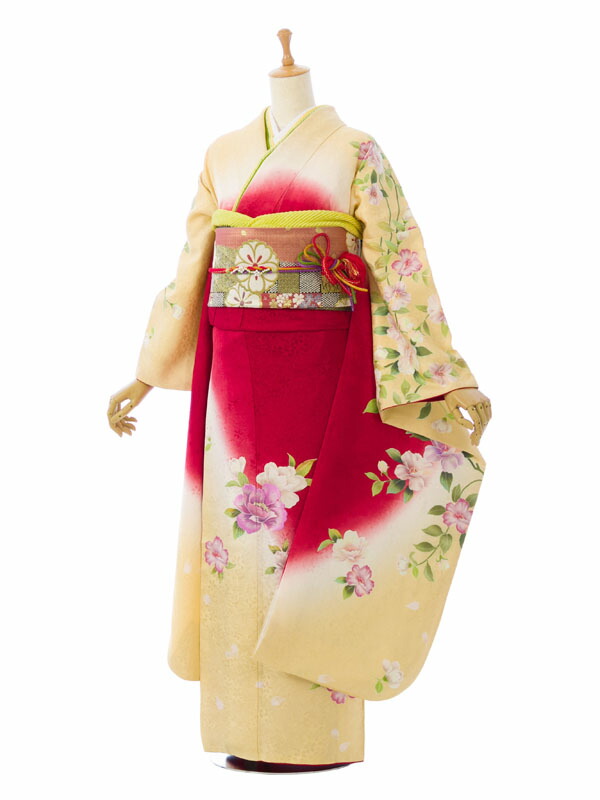 【レンタル】振袖　レンタル【2月～12月】結婚式 成人式 結納 卒業式 レンタル着物 振袖 貸衣装 フルセット 小物一式つき 振り袖 送料無料 5S209 7,546円