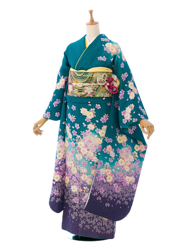 【レンタル】振袖 レンタル【2月~12月】結婚式 成人式 結納 卒業式 レンタル着物 振袖 貸衣装 フルセット 小物一式つき 振り袖 送料無料 5S375|e-きものレンタル 店